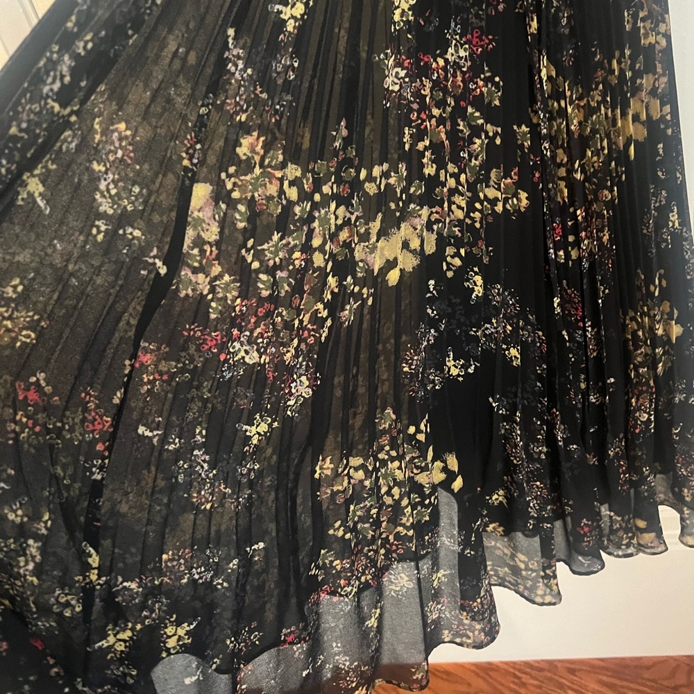Aritzia WILFRED floral wrap dress
